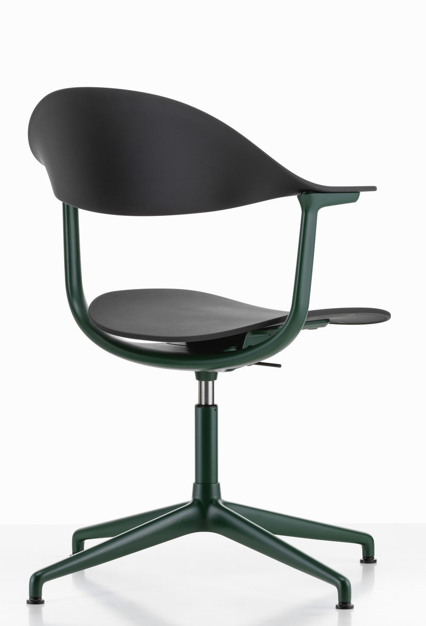Mynt back and seat plastic office swivel chair Vitra