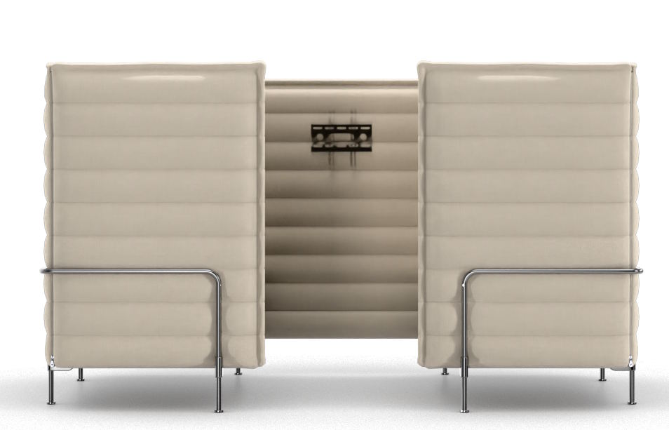 Alcove Cabin 2-seater highback sofa Vitra