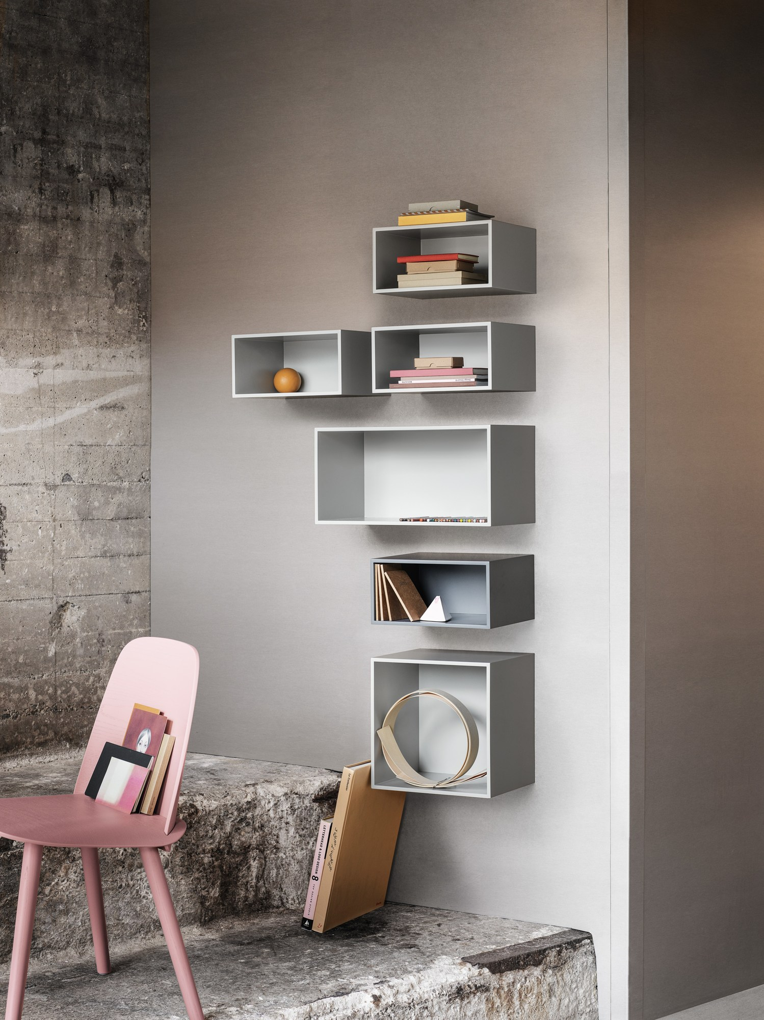 Mini Stacked Storage System 2.0 Shelf system Muuto