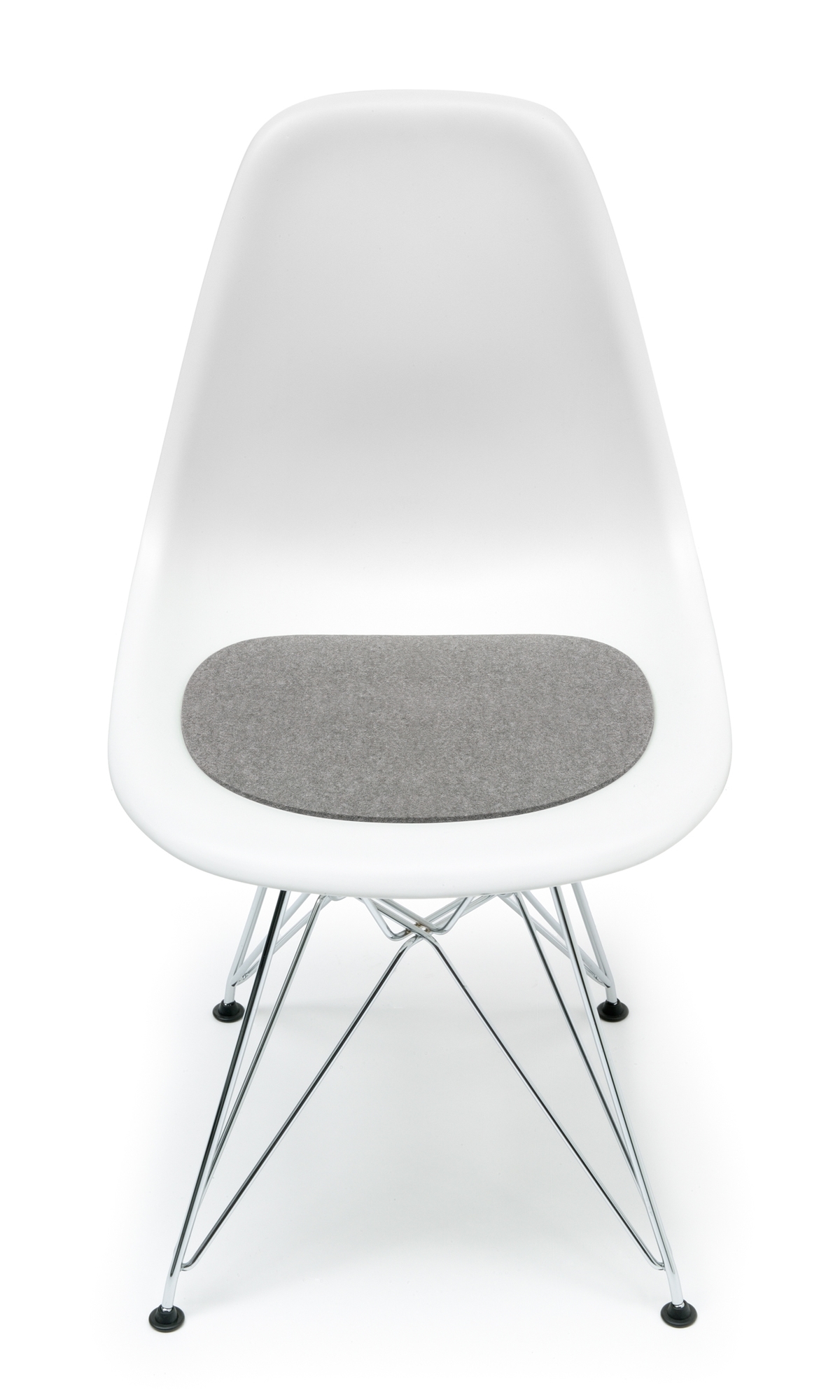 Seat pad-Felt pad Eames Plastic Side Chairs DSR / DSW light melange Hey Sign