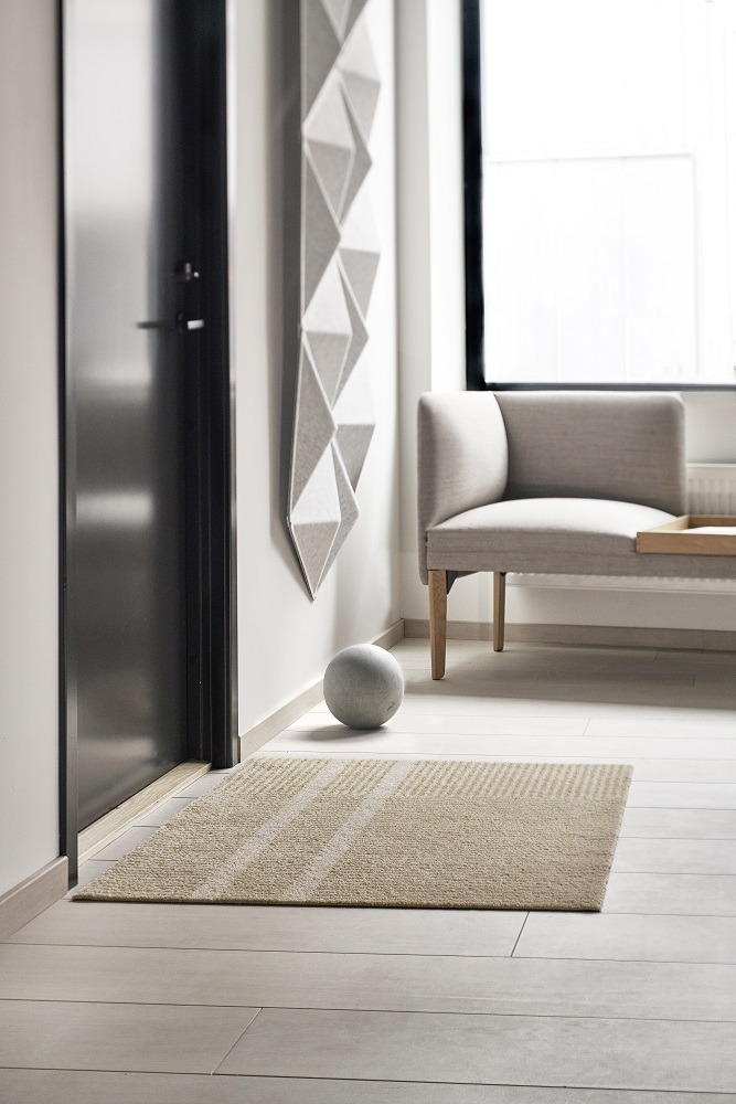 Løype Indoor / Outdoor doormat W 60 x D 85 cm / BREEZY BEIGE Heymat SINGLE PIECE