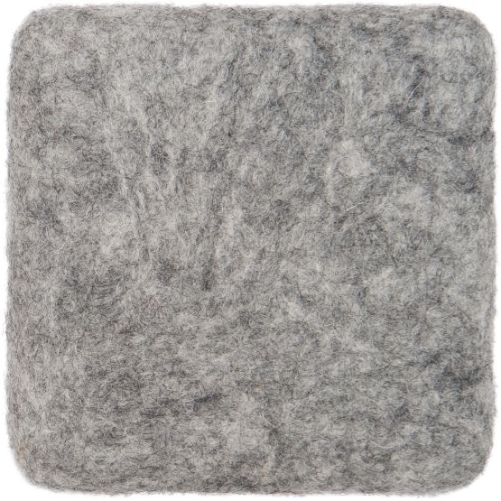 Mono Rectangular Felt Rug 180 x 260 cm myfelt Carl (mottled grey)