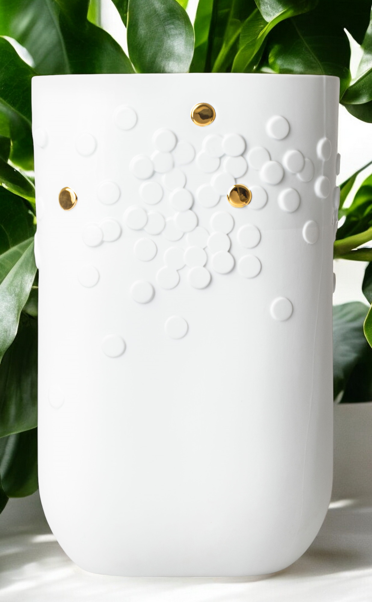 Golden dot vase Floor vase Räder