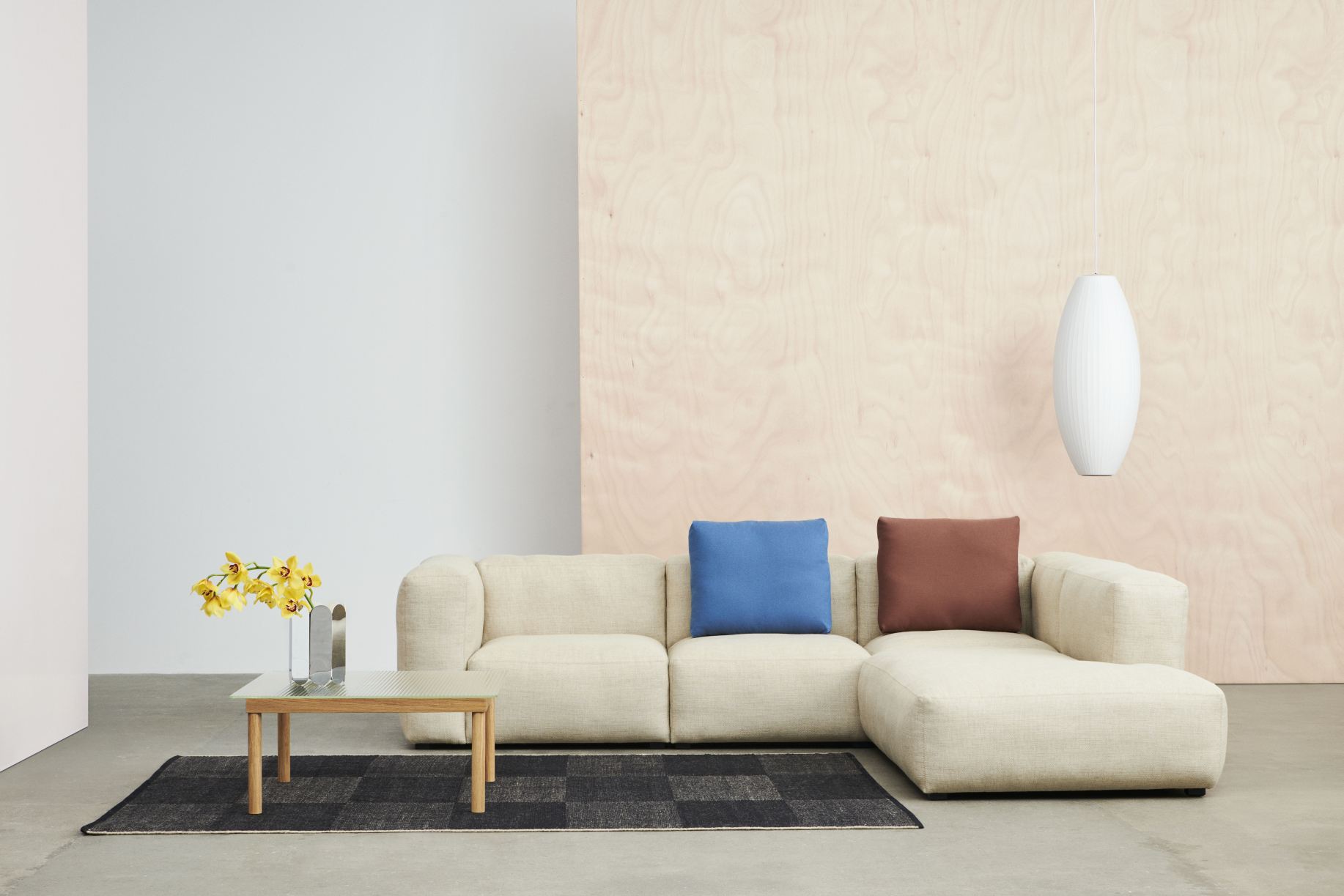 Mags Soft Sofa Corner Combination 2 armrest left Hay 