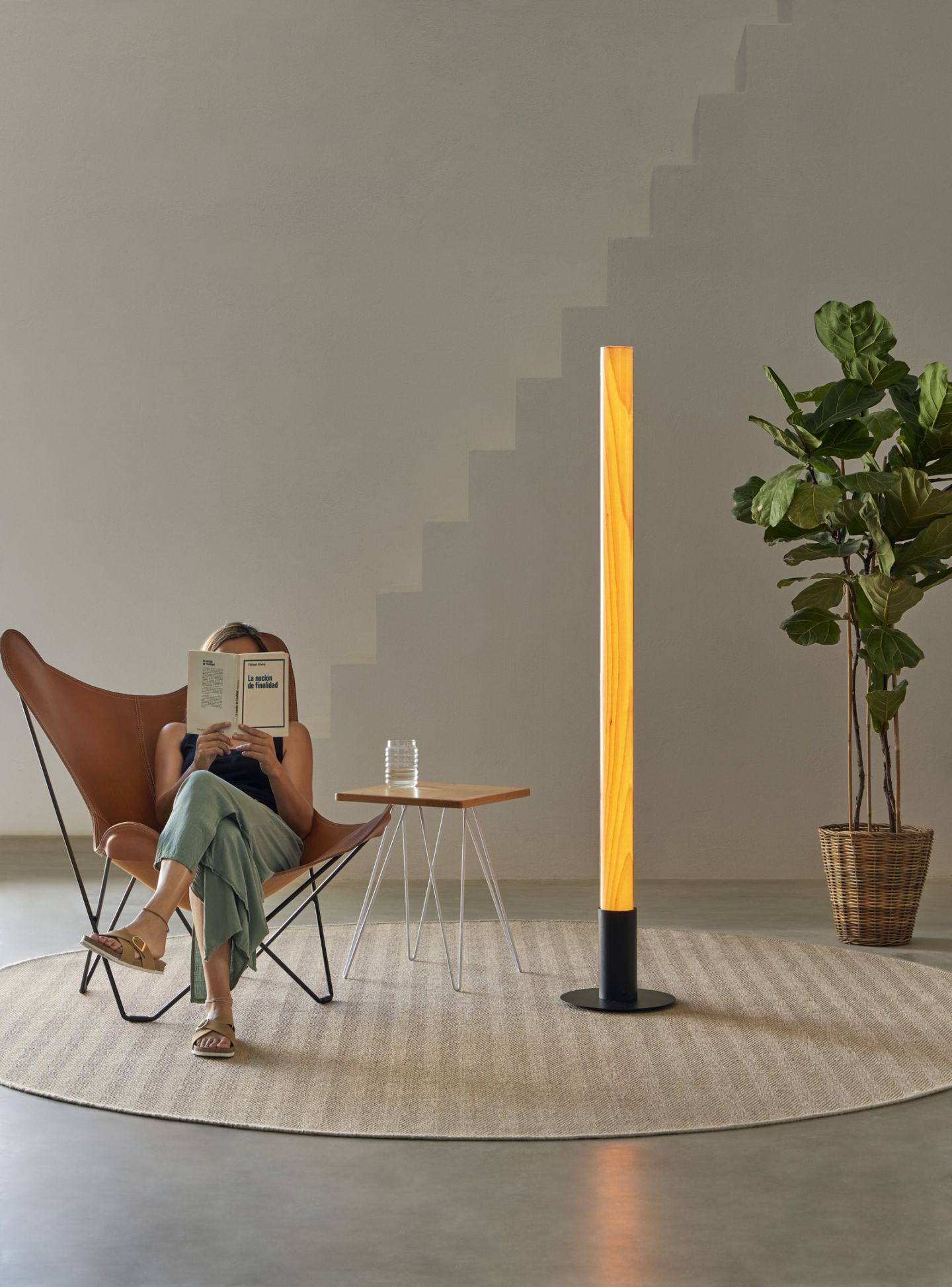 Estela floor lamp Beech LZF Lamps