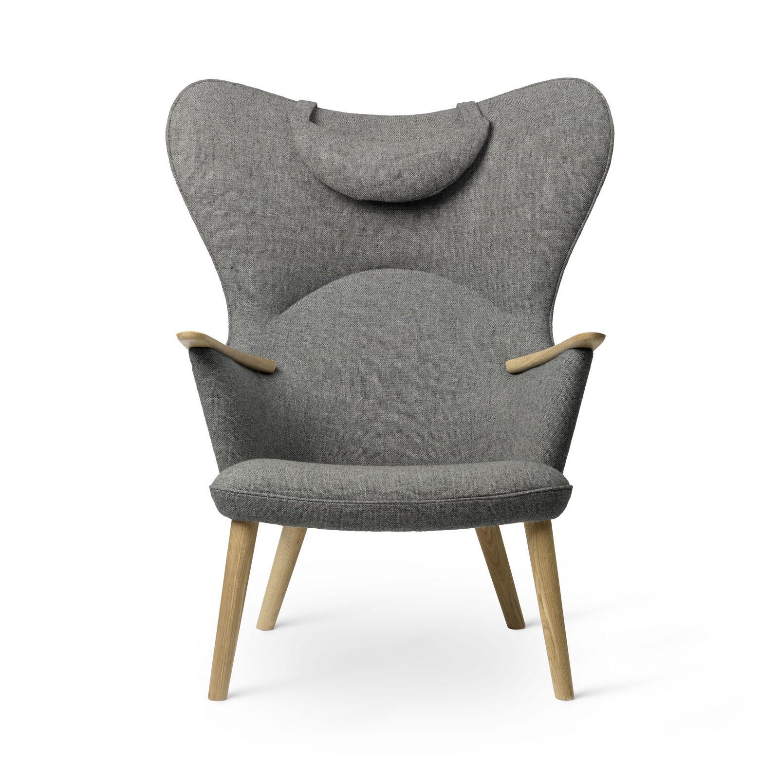 CH78 Mama Bear Lounge Chair Fiord 0151 Carl Hansen & Søn
