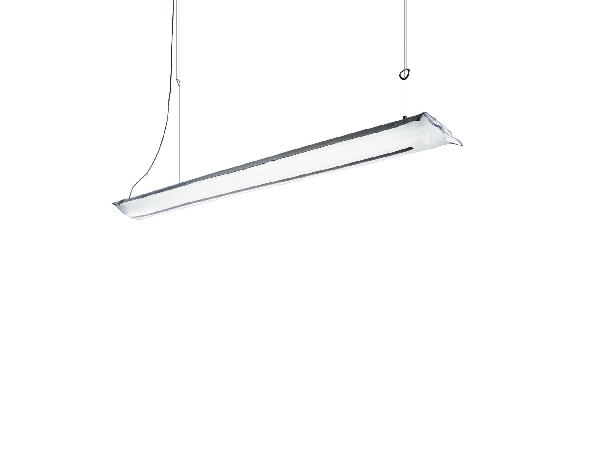 Blow Up Me Standing / hanging lamp silver Ingo Maurer