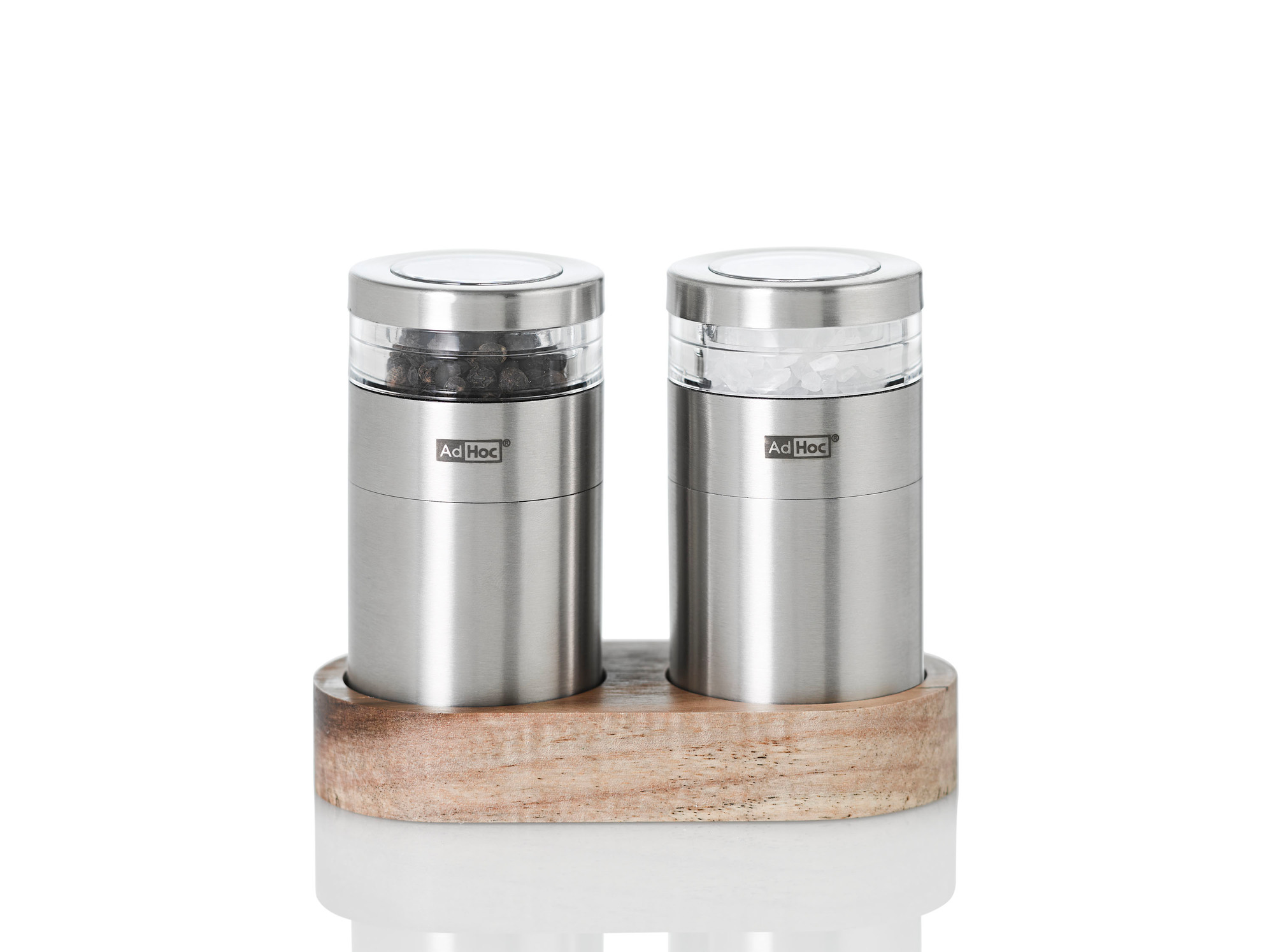 Menage Molto Pepper and Salt Mills with Tray AdHoc SINGLE PIECES