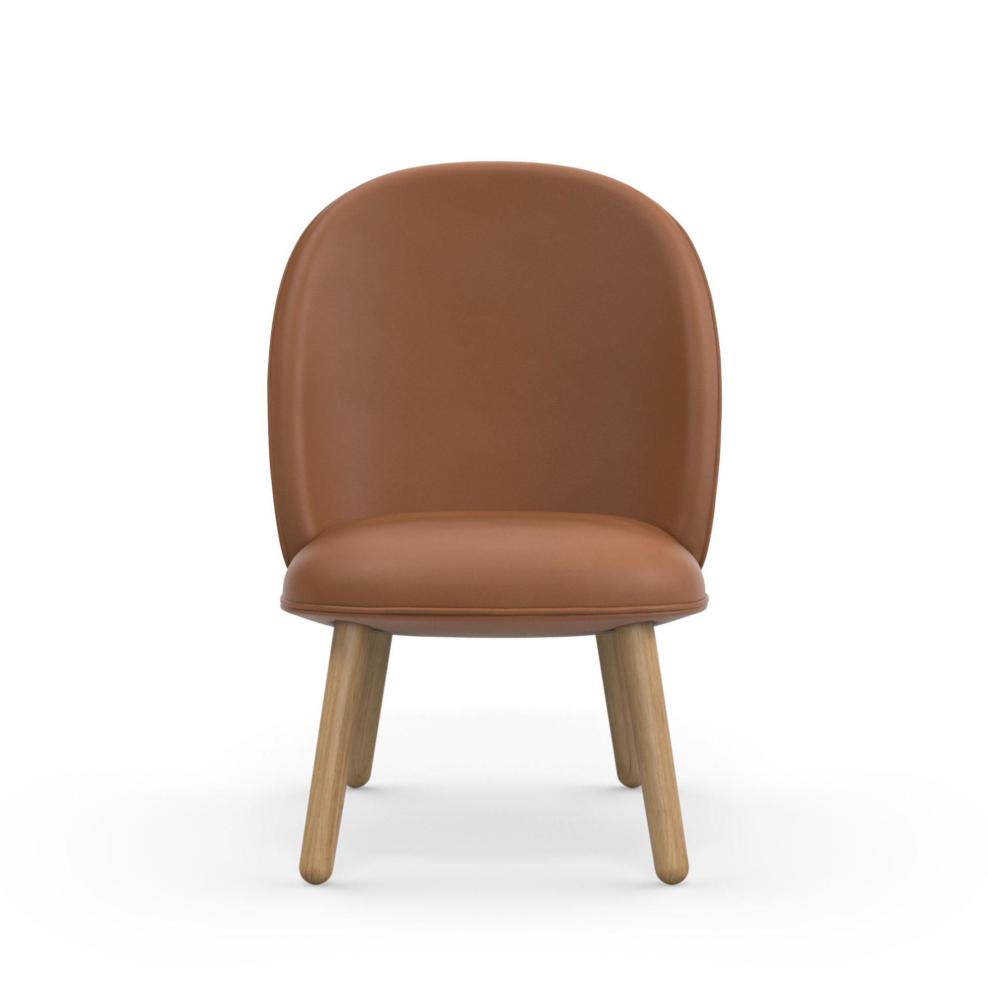 Ace Lounge Chair oak Normann Copenhagen Ultraleather