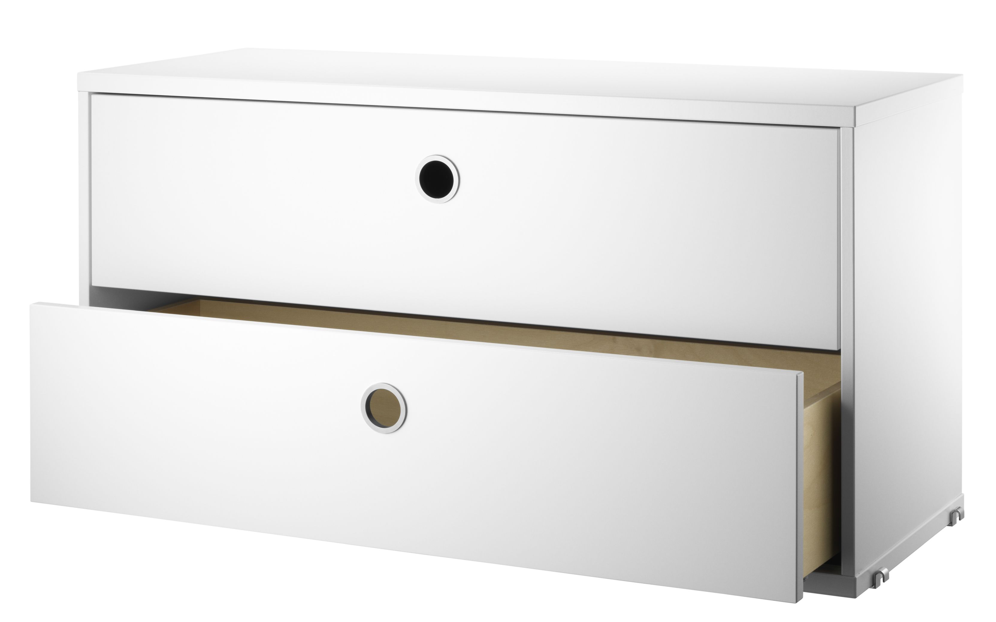Single piece drawer unit W 78 cm String Furniture 