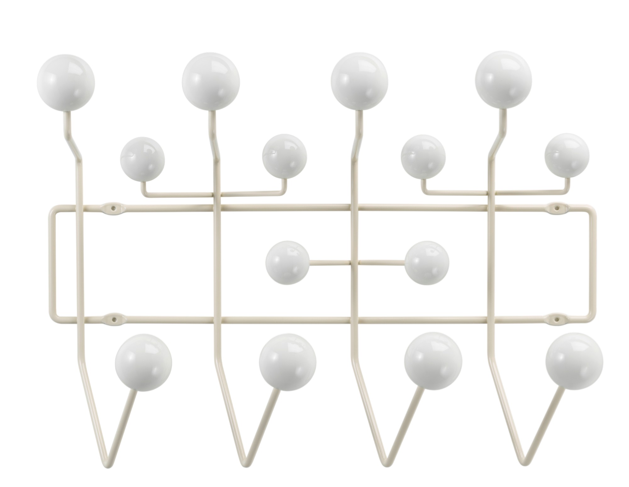 Eames Hang it all coat rack warm white Vitra NEW VERSION 