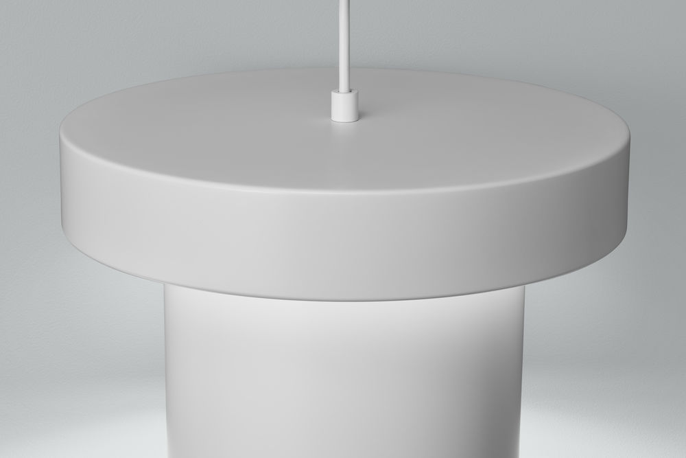 A201 Pendant light Artek White - Brass