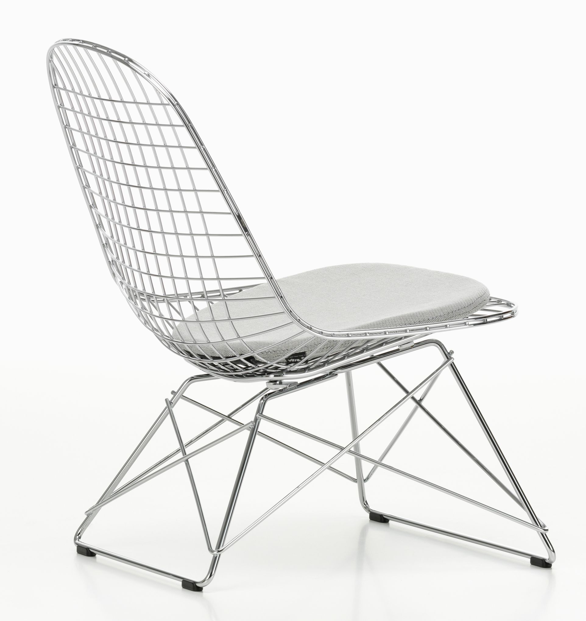 LKR-5 Wire Chair Chair with Seat Cushion Vitra
