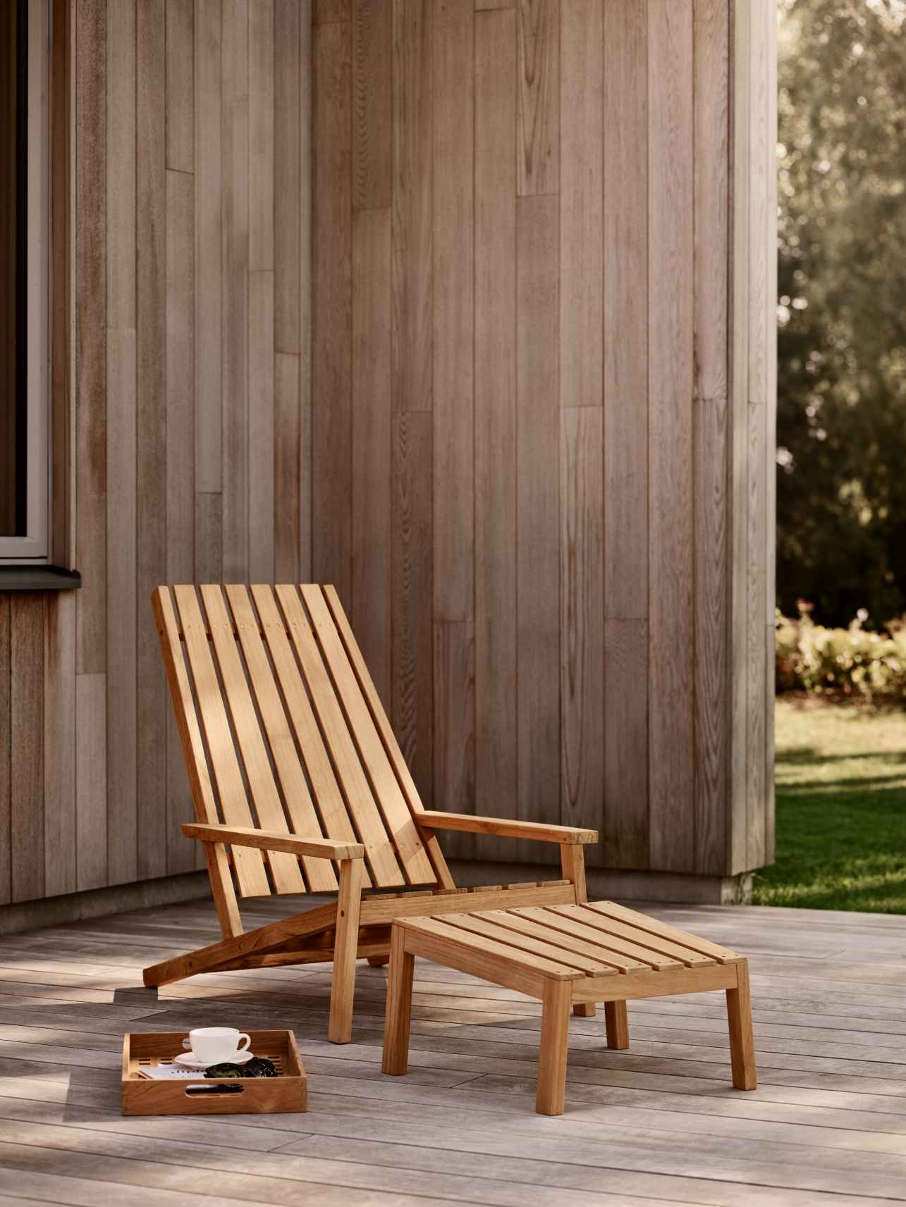 Between Lines Stool Outdoor Skagerak by Fritz Hansen