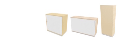 Roller shutter cabinets