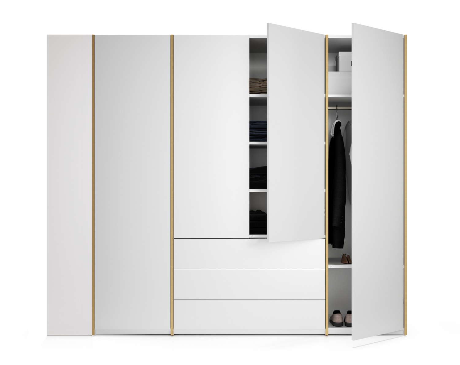 MODULAR PLUS Wardrobe Add-on shelf Left Müller Möbelwerkstätten