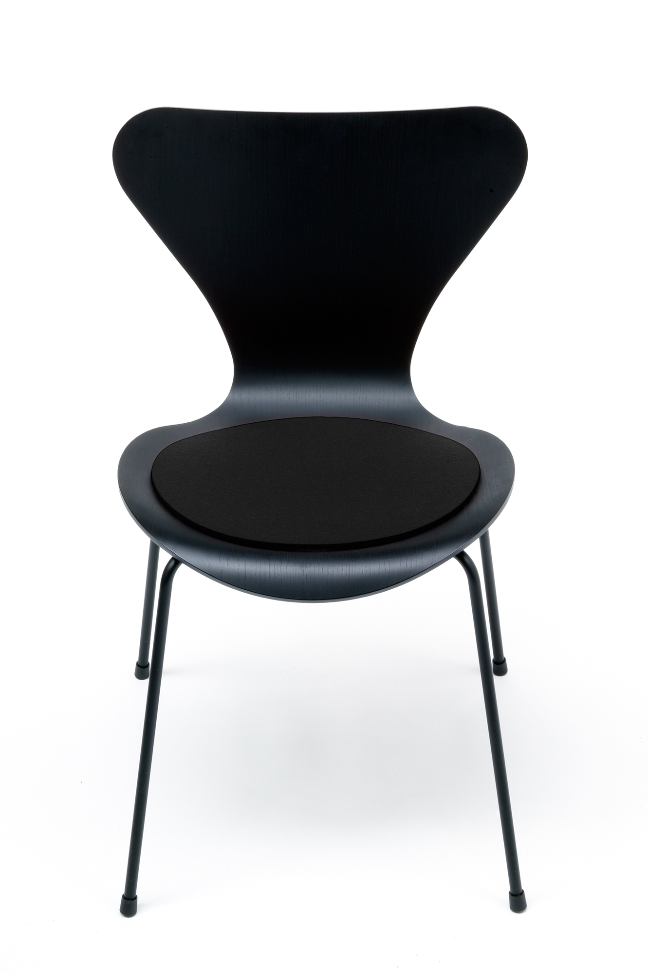 Seat pad - Felt pad Fritz Hansen 3107 Chair Black Hey Sign