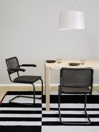 S 64 V Tubular steel classic cantilever chair Thonet
