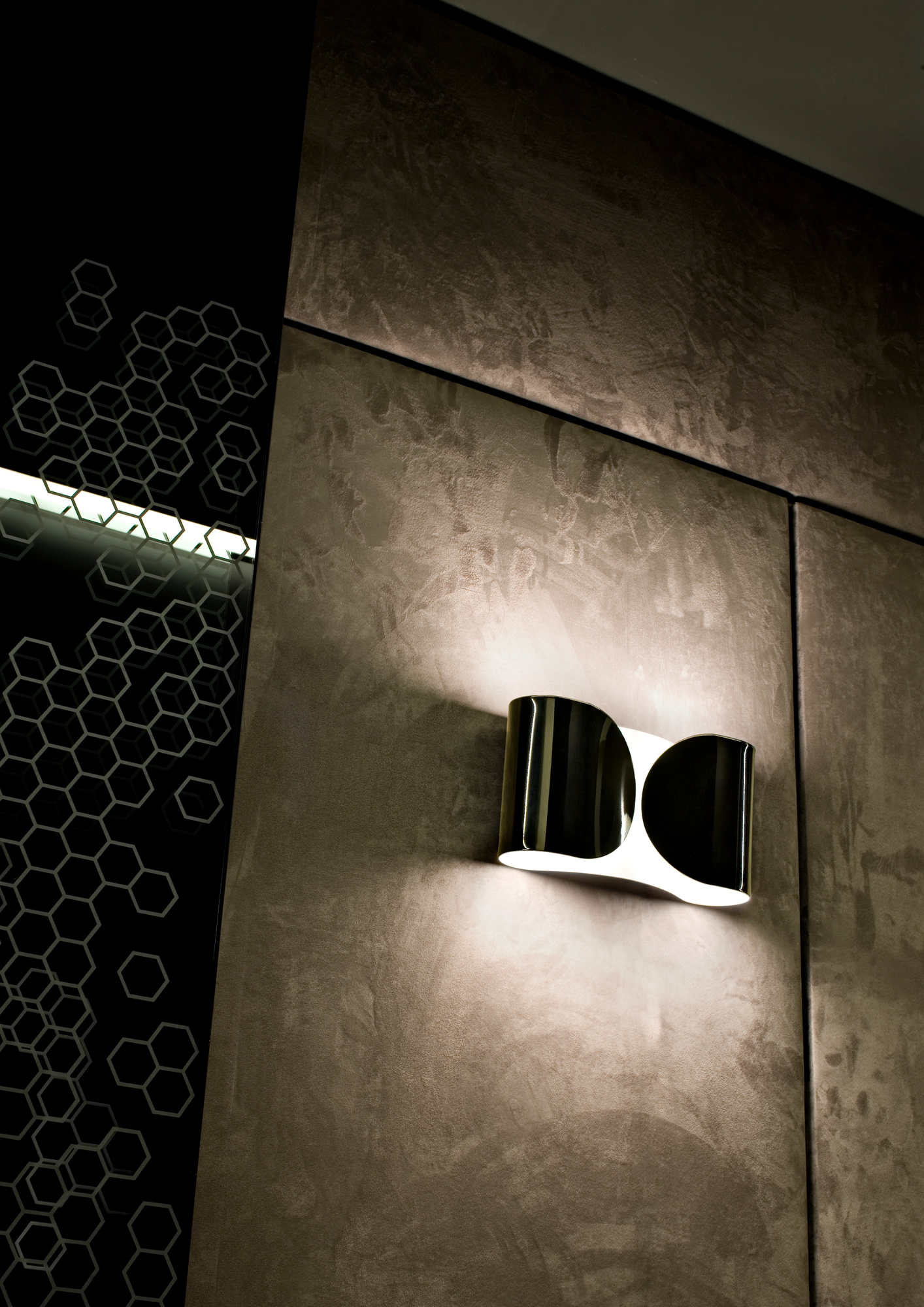 Foglio Wall Lamp Chrome Flos