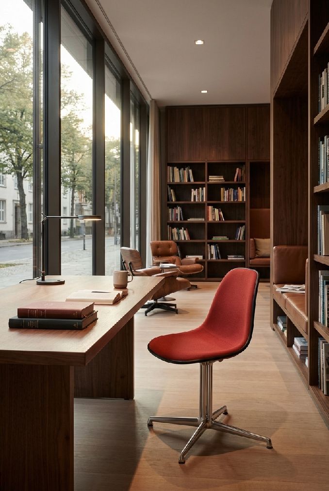 Eames Plastic Side Chair DSL RE Fully Upholstered Chair Vitra
