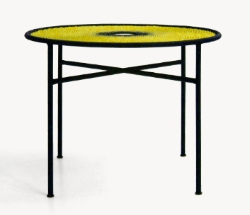 Banjooli Tisch M' Afrique Collection Moroso-Gelb / Schwarz