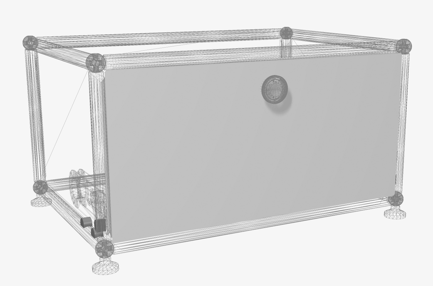 Spare part door leaf for USM Haller door 50x25 , without screws, without fittings, without handle SINGLE PIECES