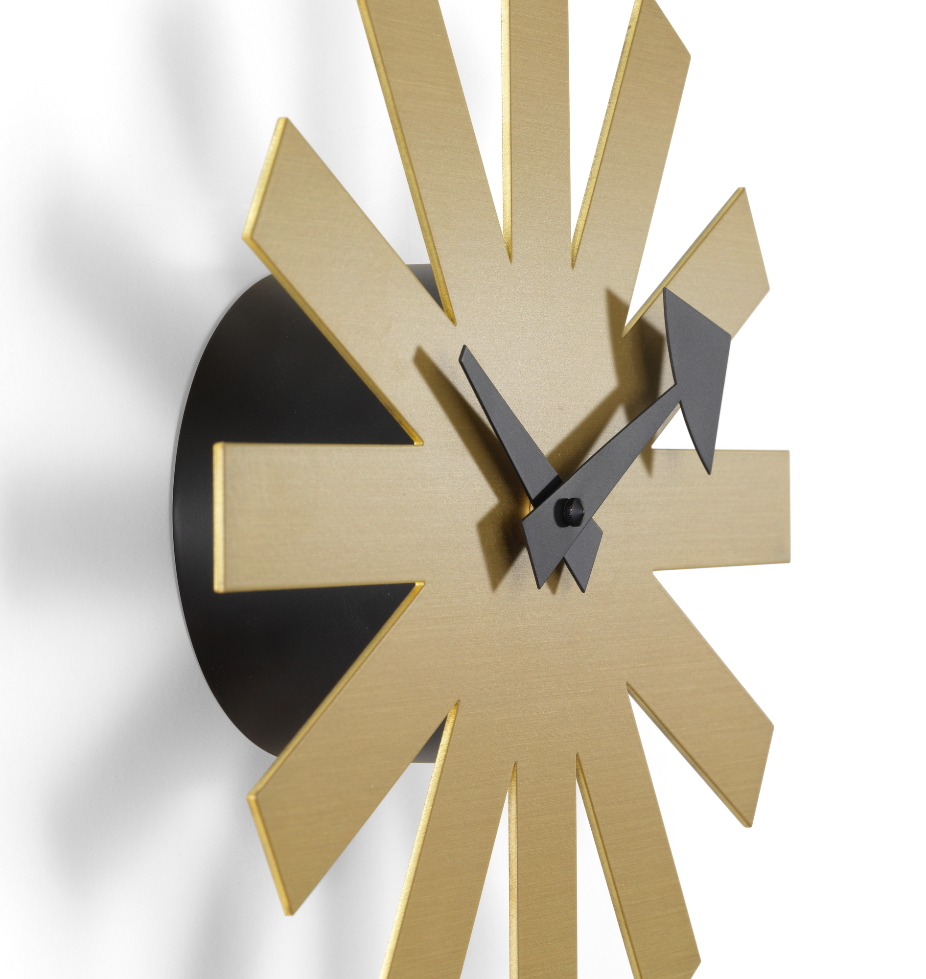 Asterisk Brass Wall Clock Vitra