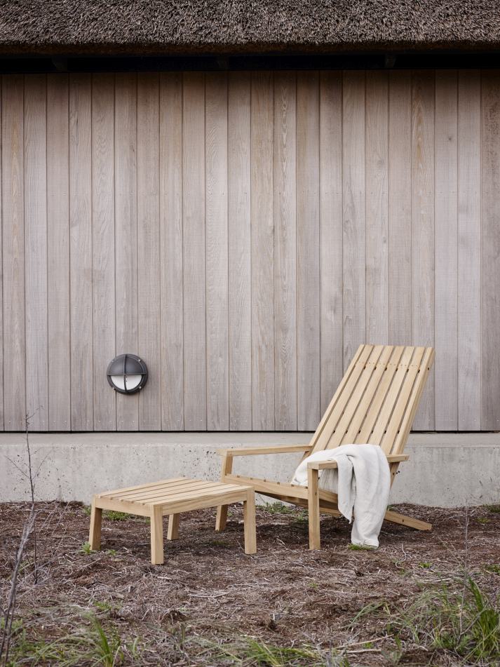 Between Lines Stool Outdoor Skagerak by Fritz Hansen