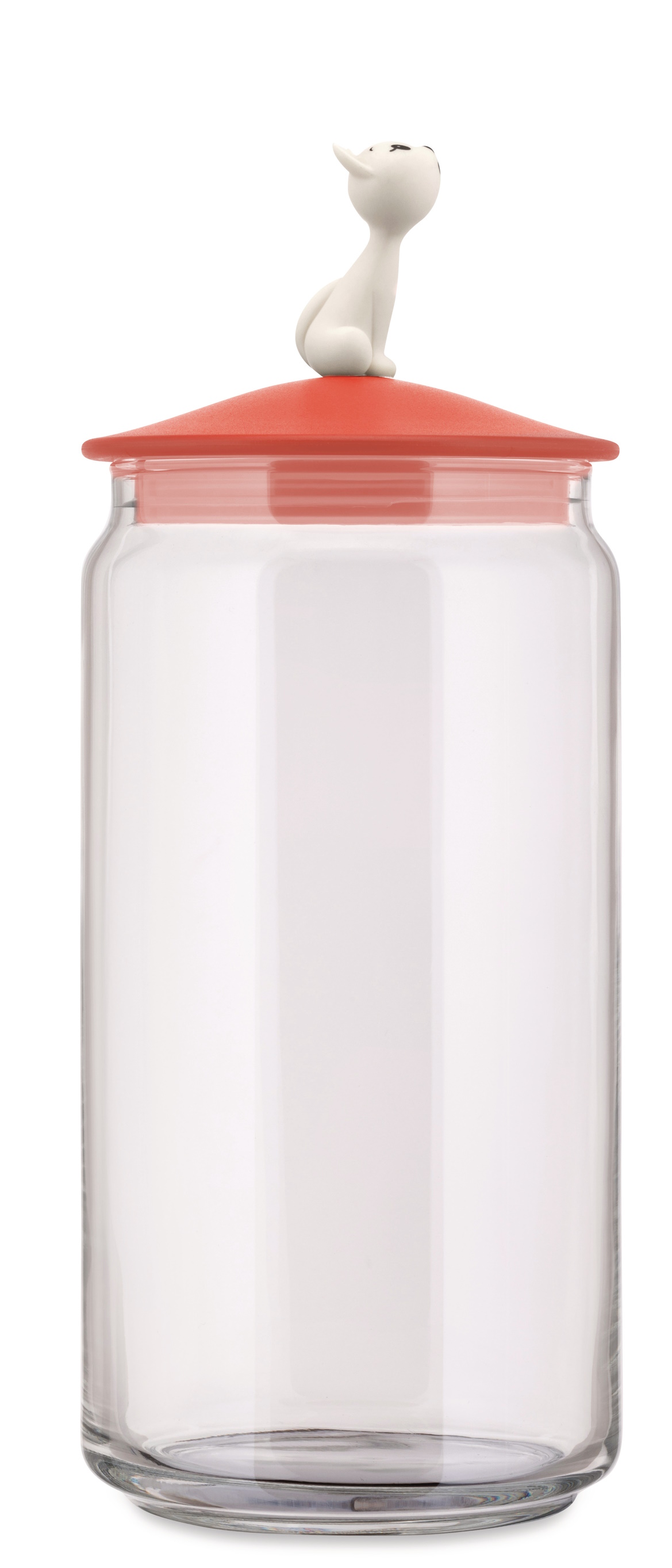 MioJar AMMI22 Cat food container Red-orange Alessi SINGLE PIECES