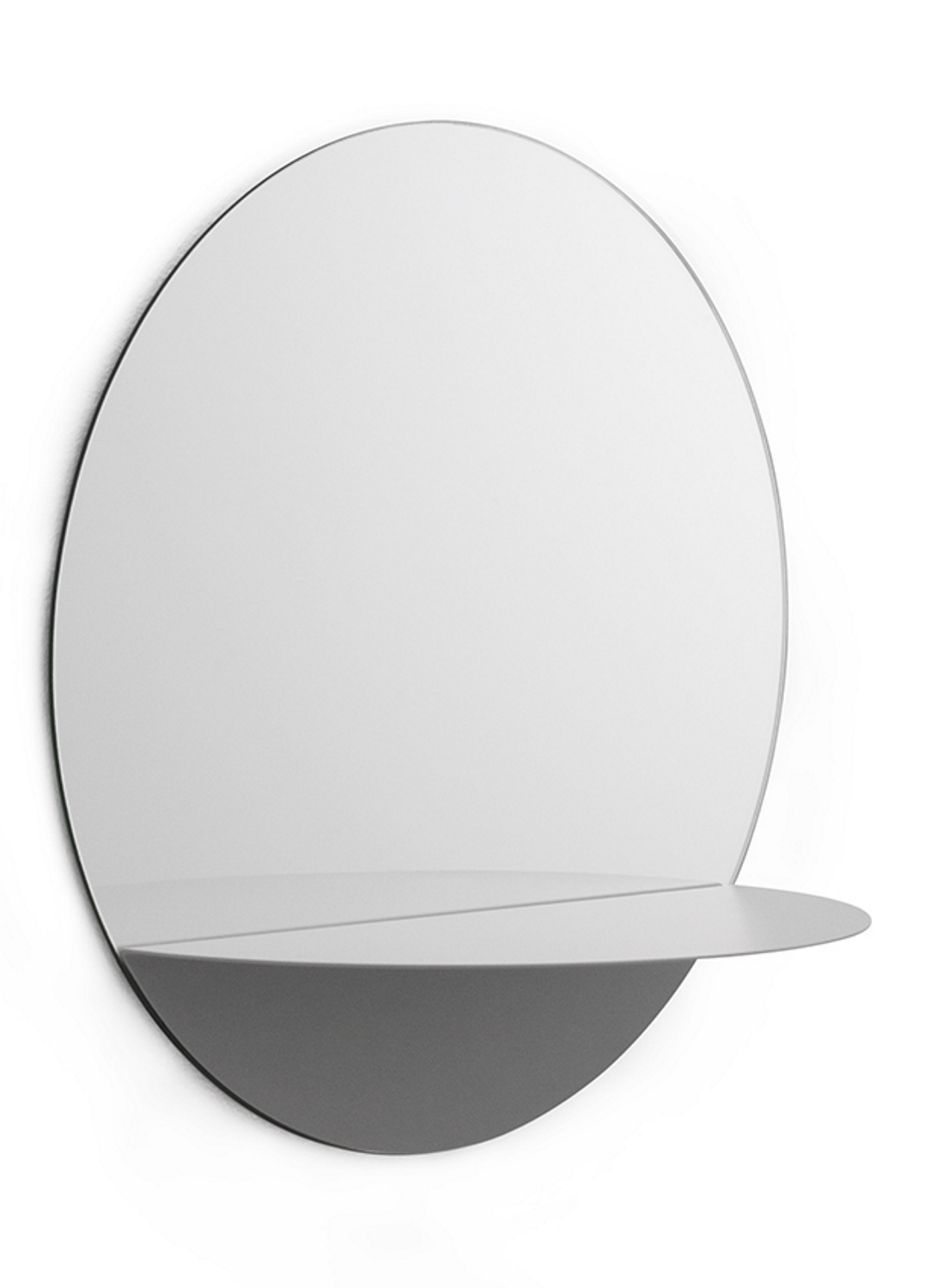 Horizon Mirror Round Spiegel Normann Copenhagen-grau