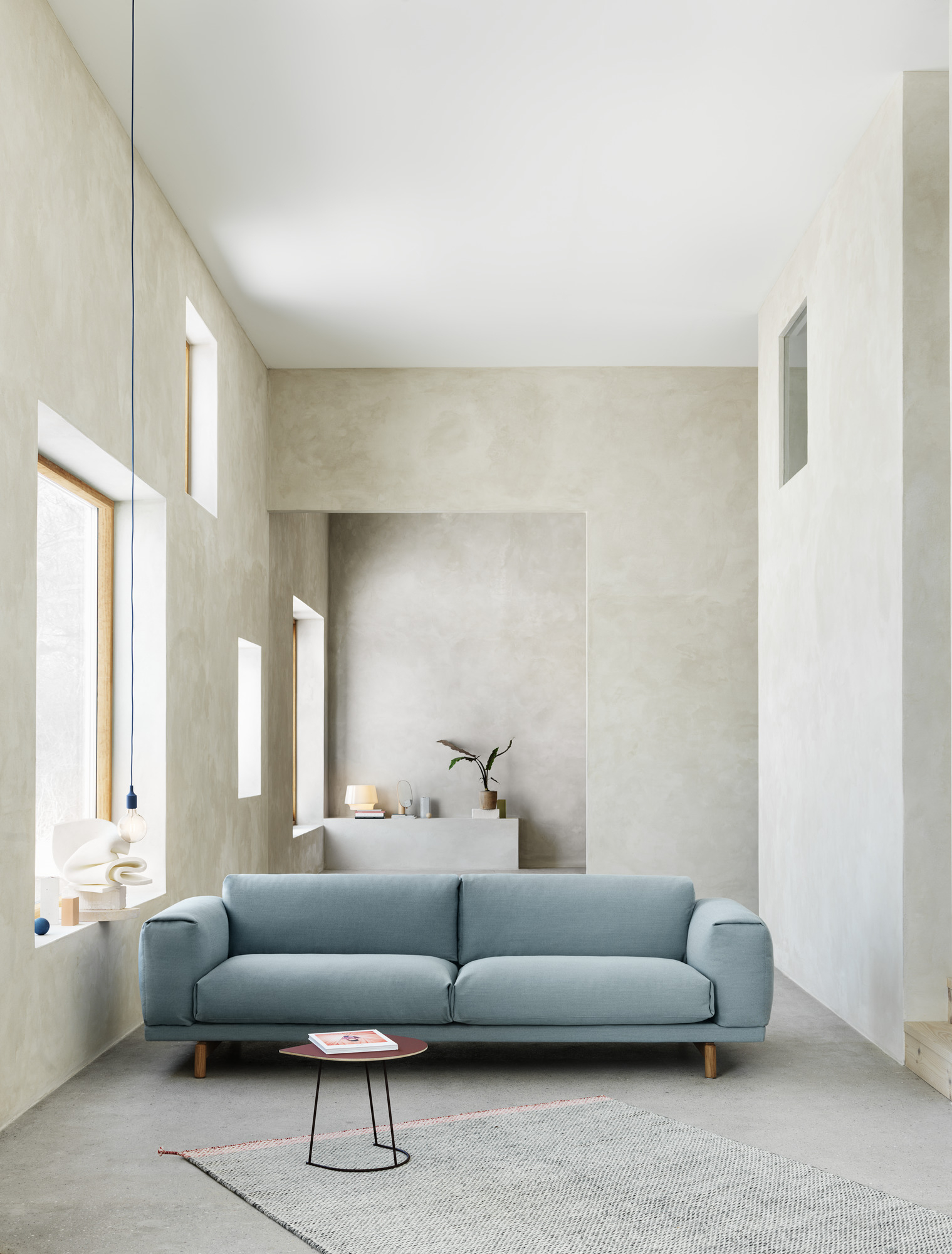 Airy Coffee Table Half Size Side Table Muuto