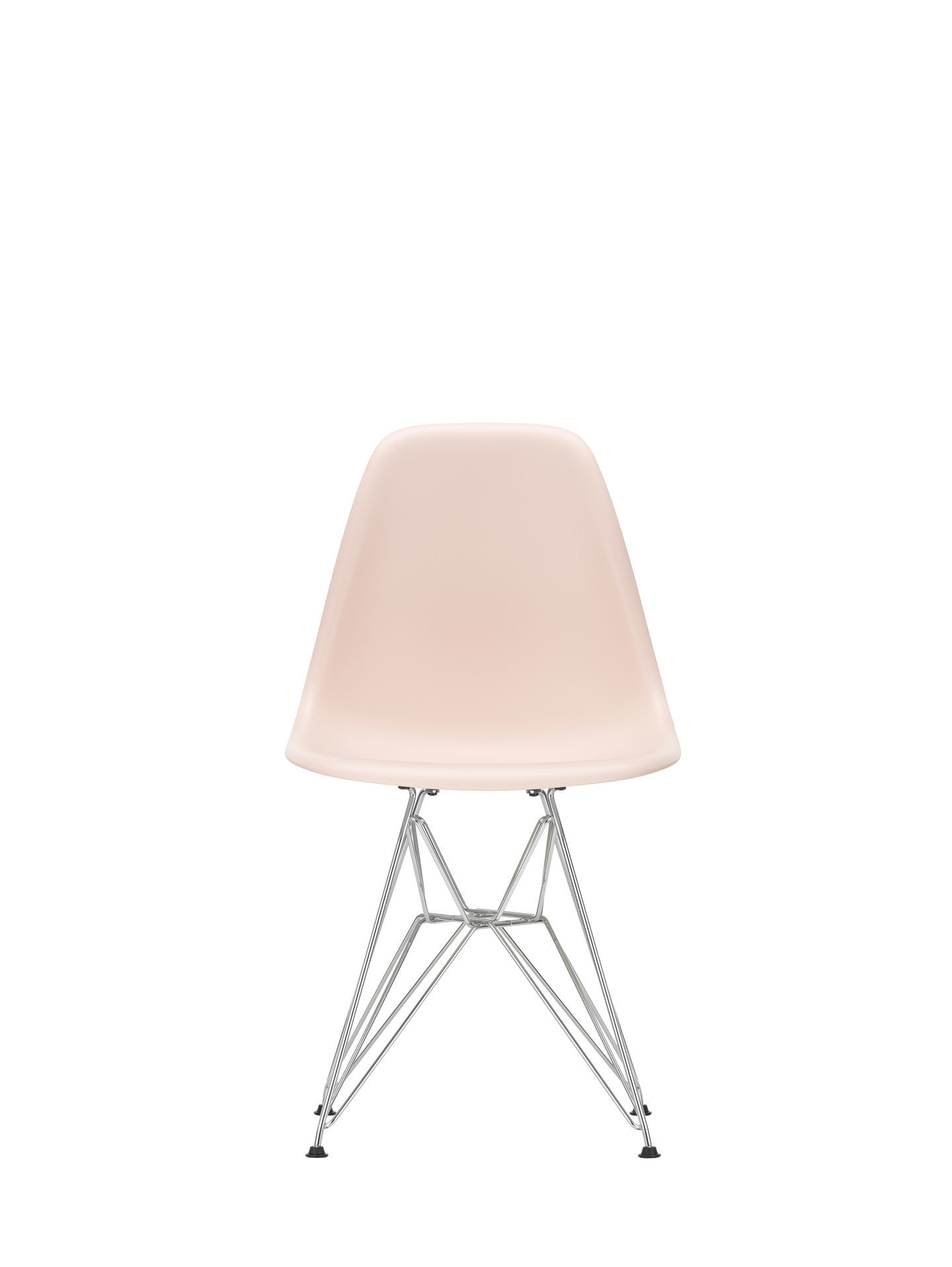 Eames Plastic Side Chair DSR Chair Vitra Black-Mustard