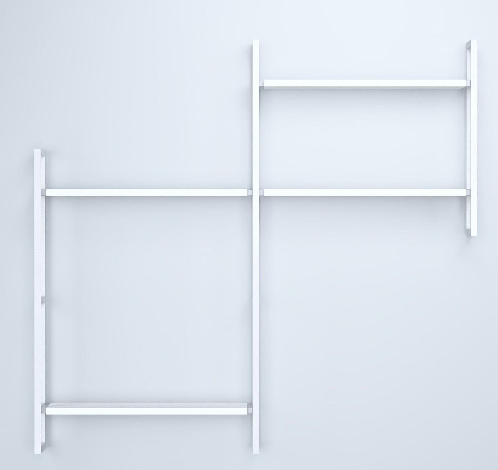 Wall shelf basic module D Oncono White