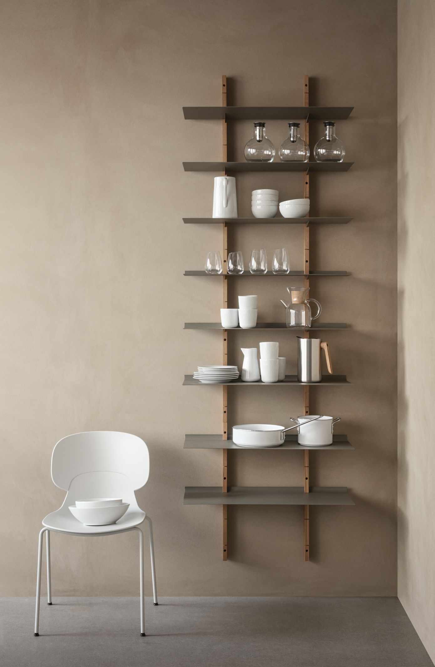 Smile Shelf Set Oak Eva Solo