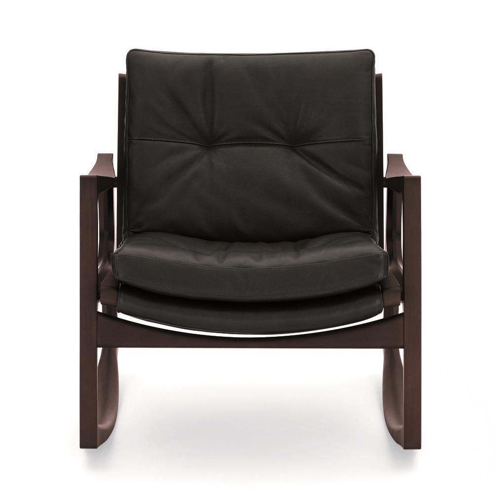 Euvira rocking chair upholstered ClassiCon