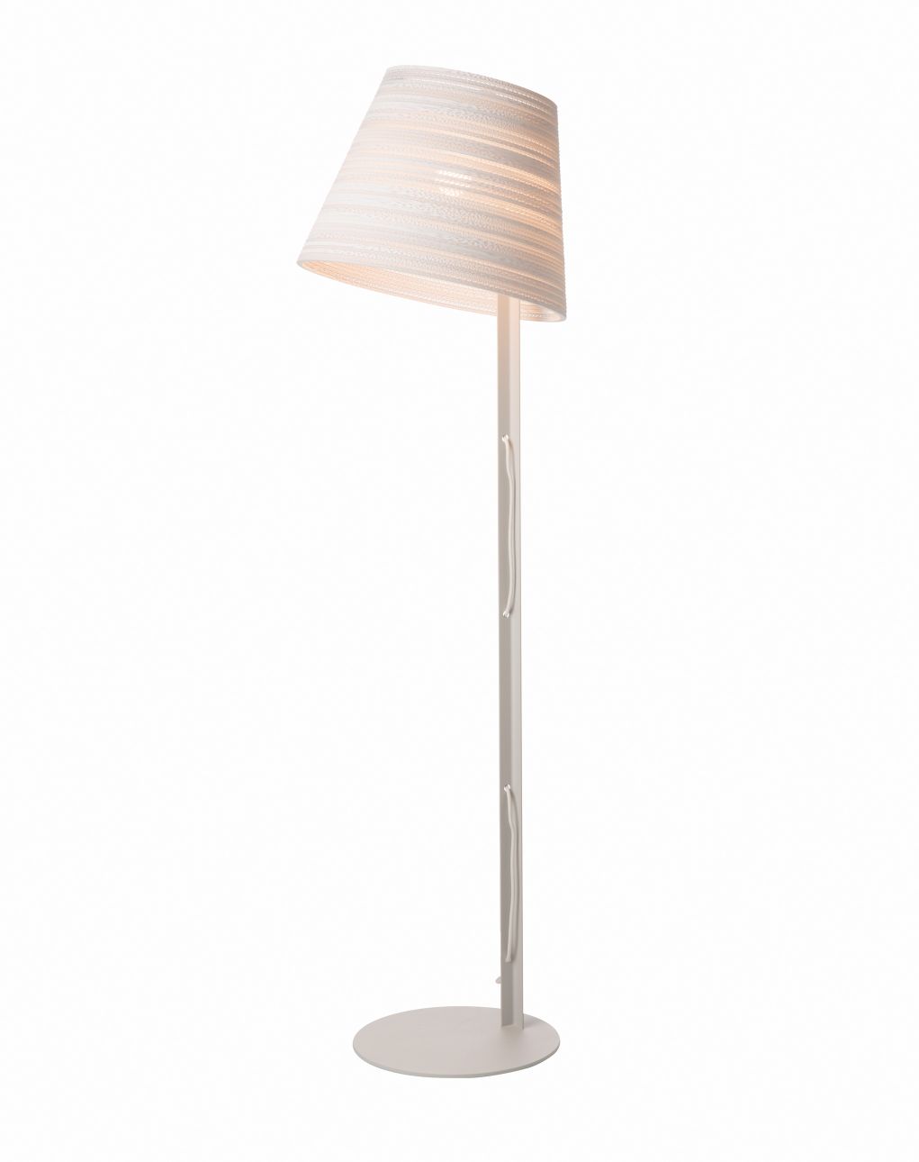 Tilt Floor Lamp Scraplights white Graypants