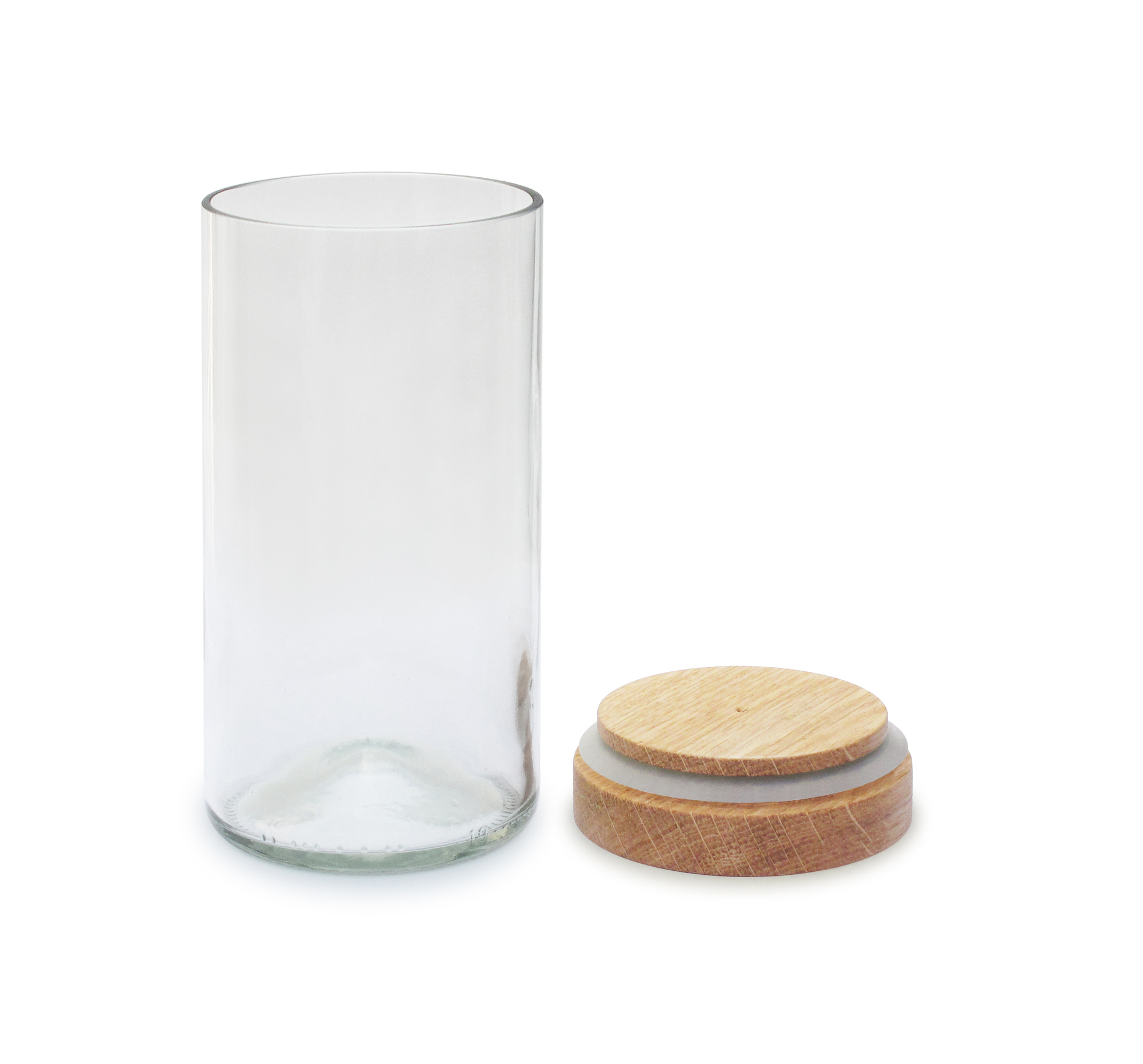 Glass Storage Clear Side by Side SINGLE PIECES