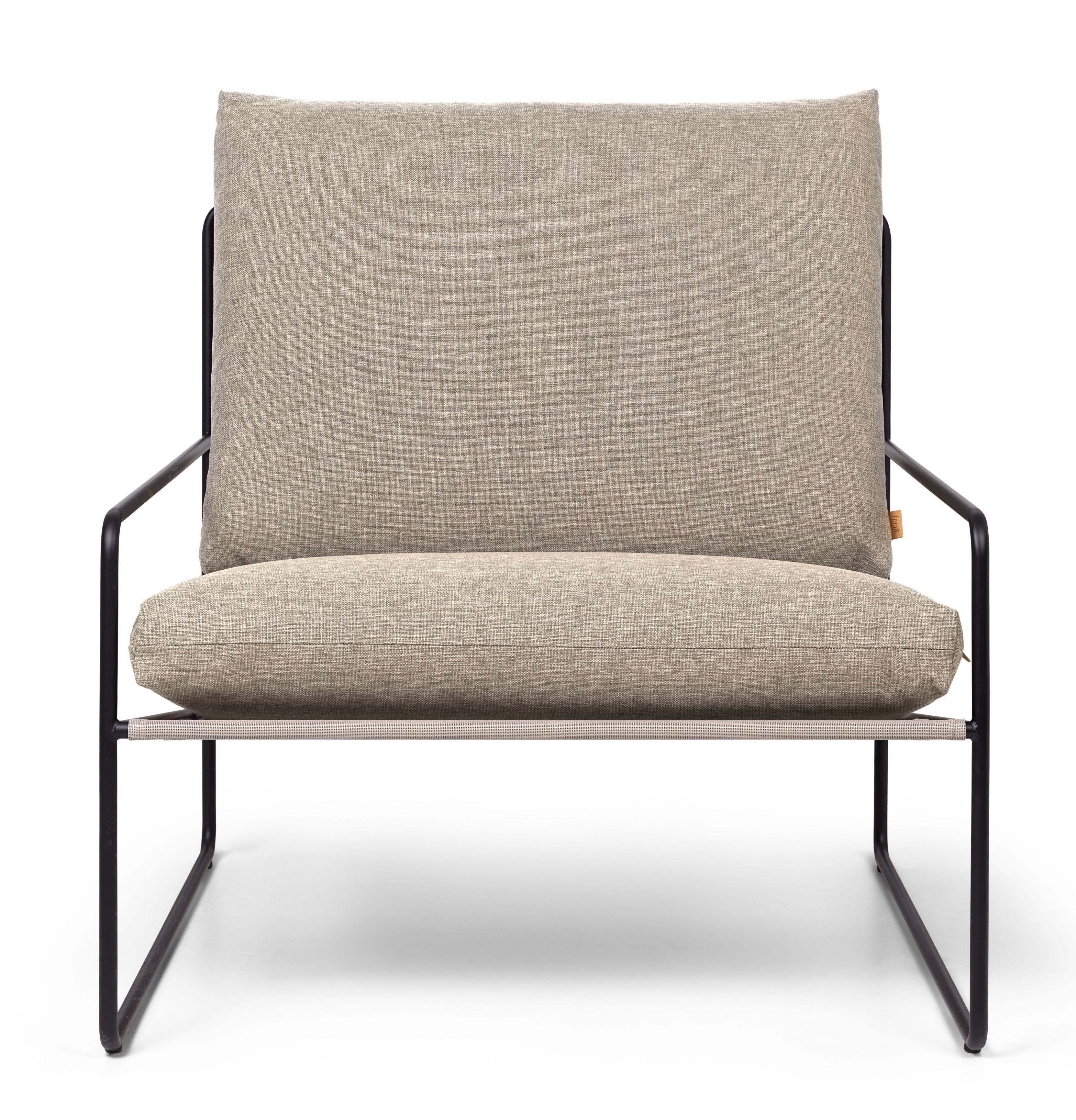 Desert 1 Seater Outdoor Armchair Black Frame Ferm Living 