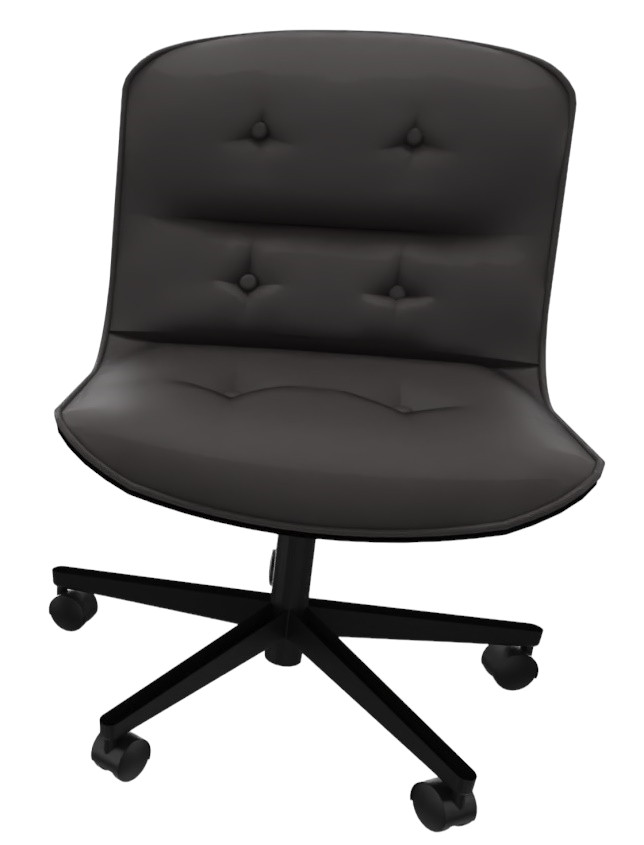 Pollock Executive swivel chair without armrests Knoll International