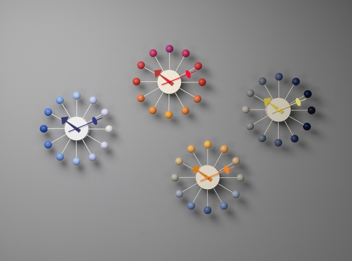 Ball Clock Wall Clock Sunset Vitra LIMITED EDITION 