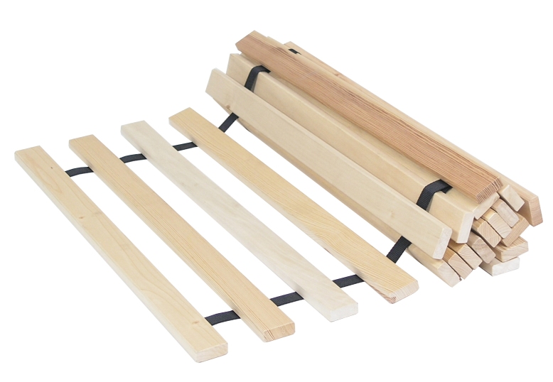 Roll-up slatted frame solid wood Nils Holger Moormann