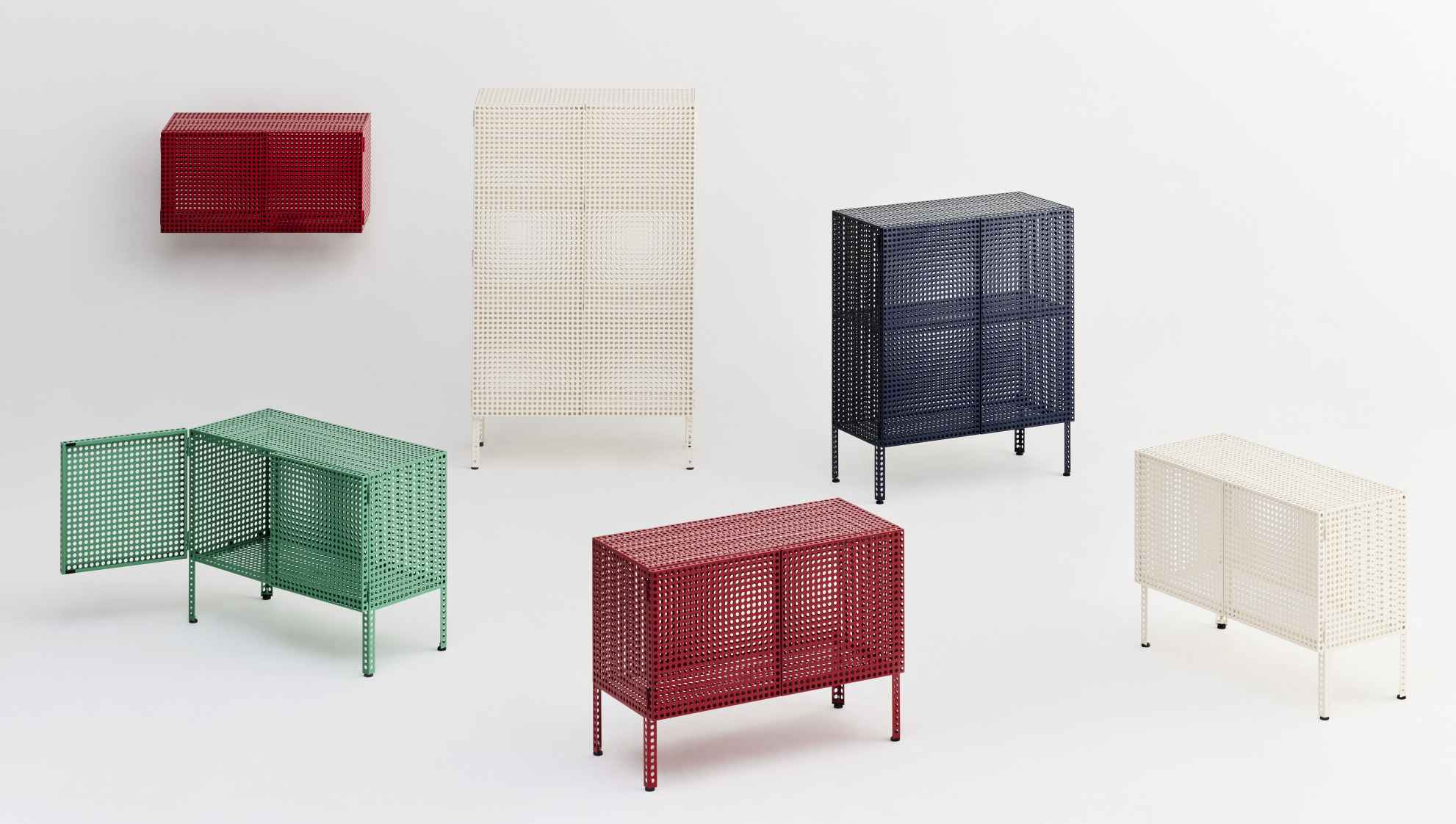 Perforated Cabinat Floor Large Sideboard Hay 