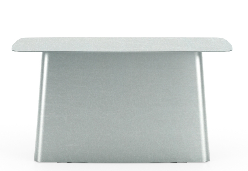 Metal Side Table Large Galvanised Outdoor Vitra