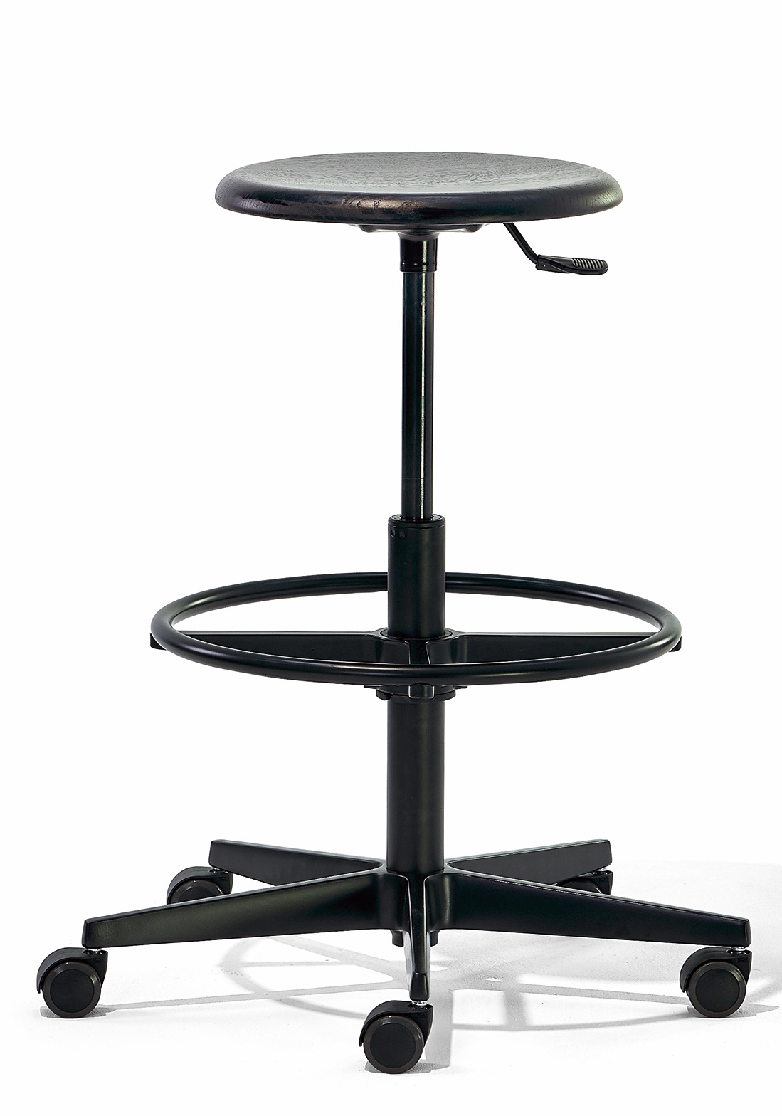 Mr. Round High Chair Adjustable Swivel stool Richard Lampert