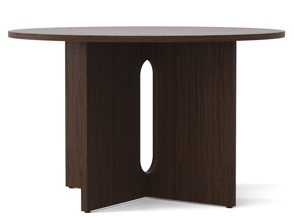 Androgyne Dining Table 120 cm Audo Dark stained oak - Dark stained oak