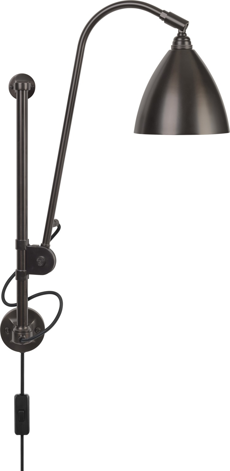 Bestlite BL5 Wandleuchte in schwarzem Messing von Gubi. Elegante Innenleuchte für Wohnzimmer und Schlafzimmer.