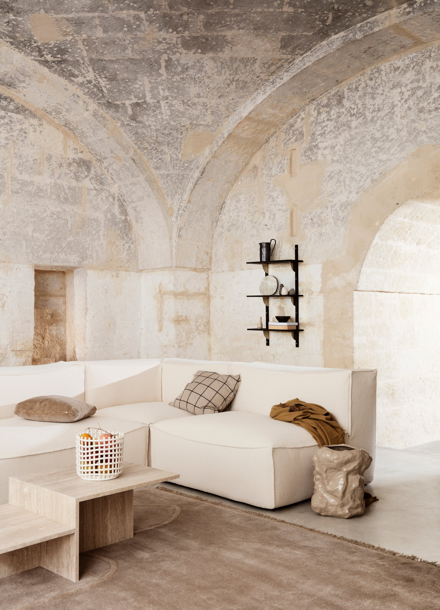 Ceramic Basket large Ferm Living