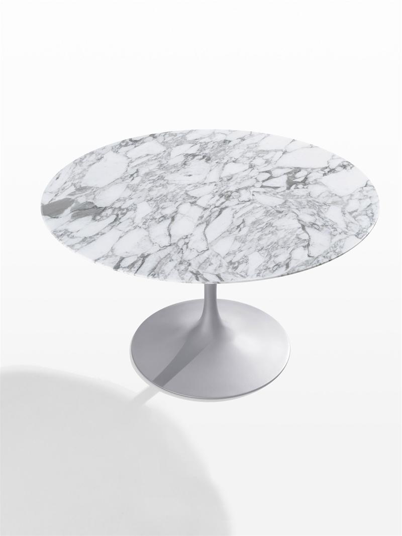 Saarinen side table Knoll International - QUICK SHIP Ø 41 x H 52 cm / white laminate