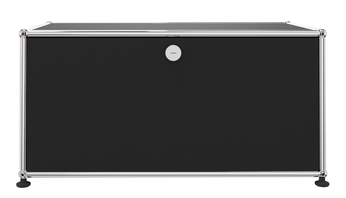 USM Haller Lowboard 1 Flap Graphite black - FAST DELIVERY