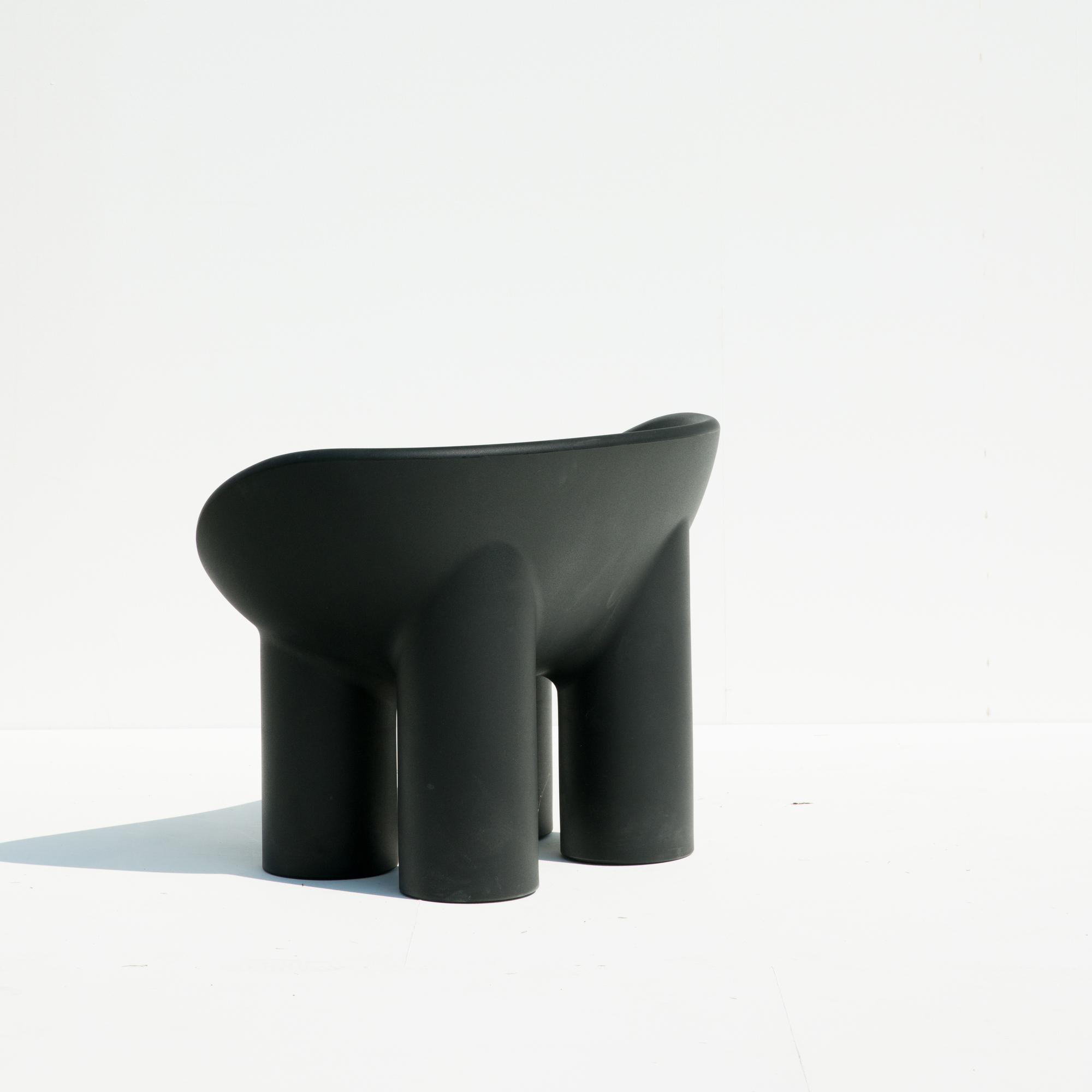 Roly Poly Armchair Driade Charcoal